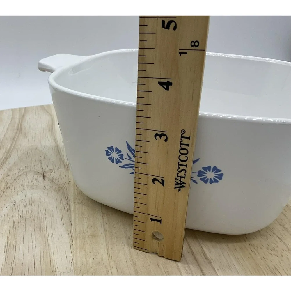 Corning Ware‎ Blue Cornflower P-1 3/4 B 1 3/4 QT Casserole No Lid Vintage Pyrex